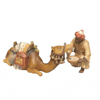 Lying camel with camel driver -kostner-