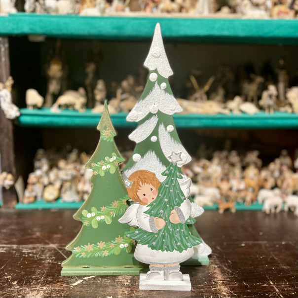 Albero di Natale in legno grande, Accessori per presepe