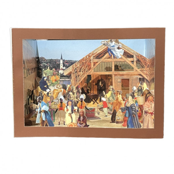 Visit of the Magi pop up crib