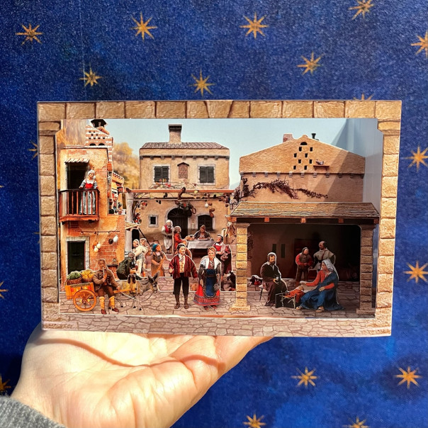 Presepe pop up napoletano