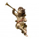 Wooden angel with trumpet