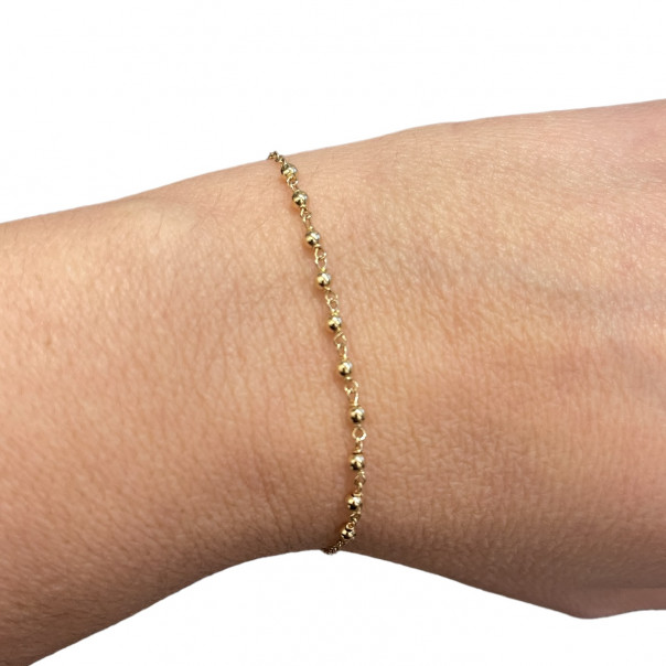 Bracciale rosario oro 18 carati