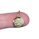 18-karat gold scapular medal