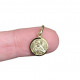 18-karat gold scapular medal