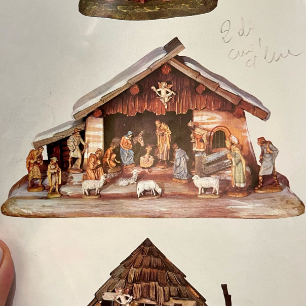 ANRI hut for 7.5 cm nativity scene