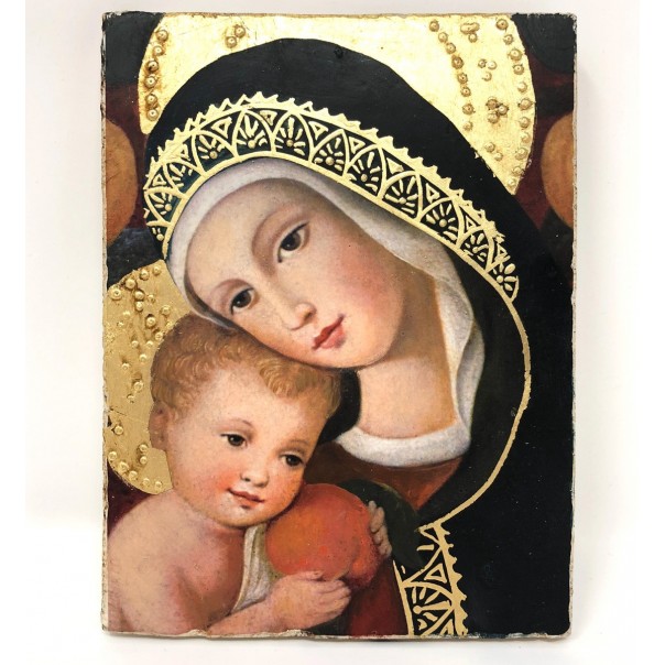 Affresco Madonna con bimbo Crivelli