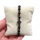 Rosary bracelet for men in ebony wood