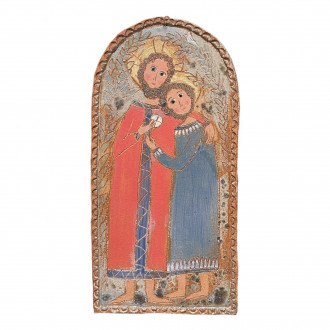 Hug between Jesus and John