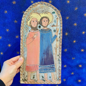 il mattino di pasqua pietro e giovanni pannello in grès 2