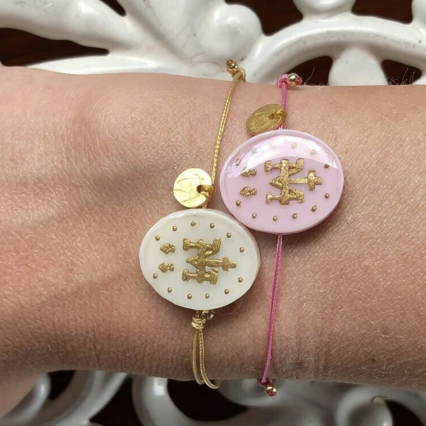 White Miraculous Monogram Bracelet