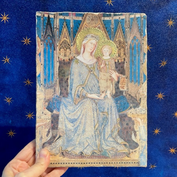 Madonna con bambino affresco Simone Martini