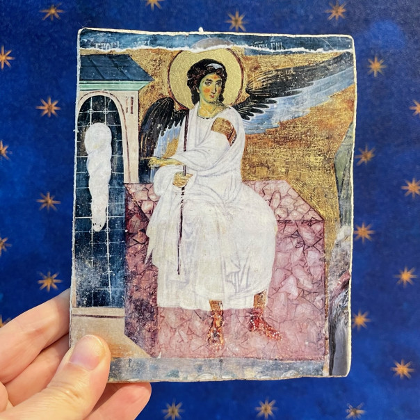 Resurrection angel white angel of Mileseva