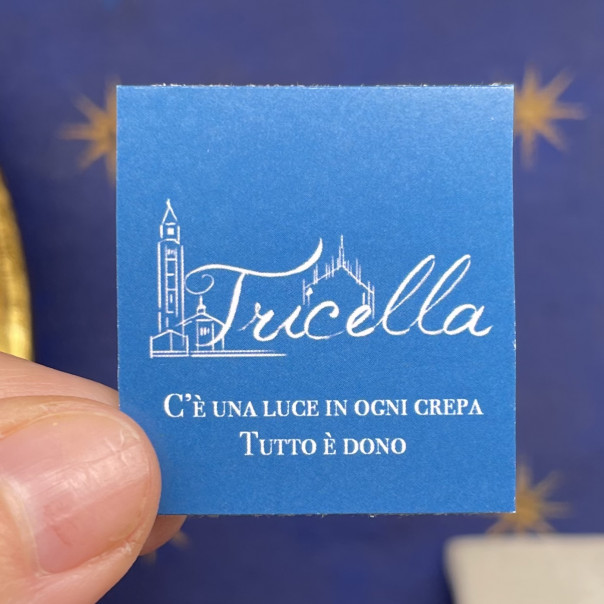 Croce La crepa e la Luce oro 18 carati