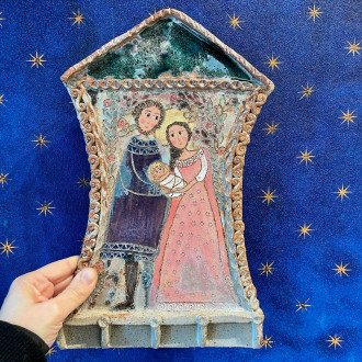 Sacra Famiglia Cappelletta da appendere 2