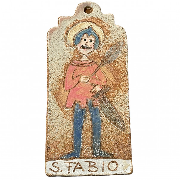 San Fabio, stoneware picture to hang