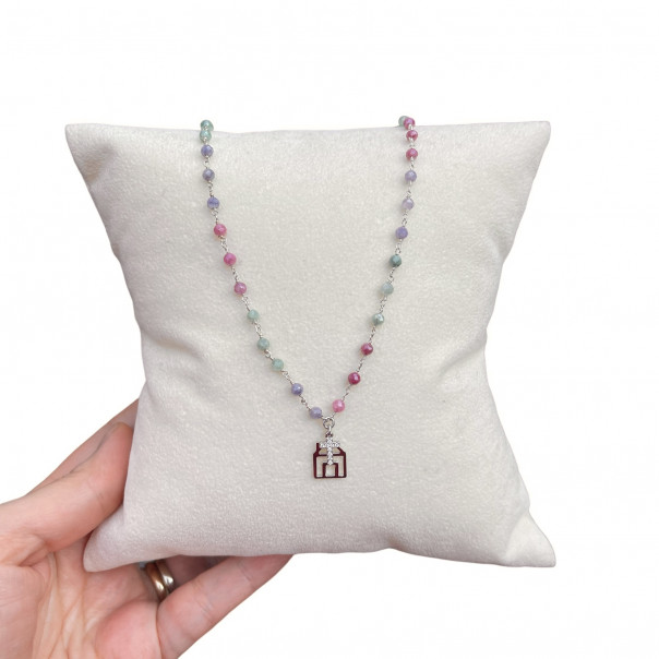 Casa Vivente necklace with colored zircons