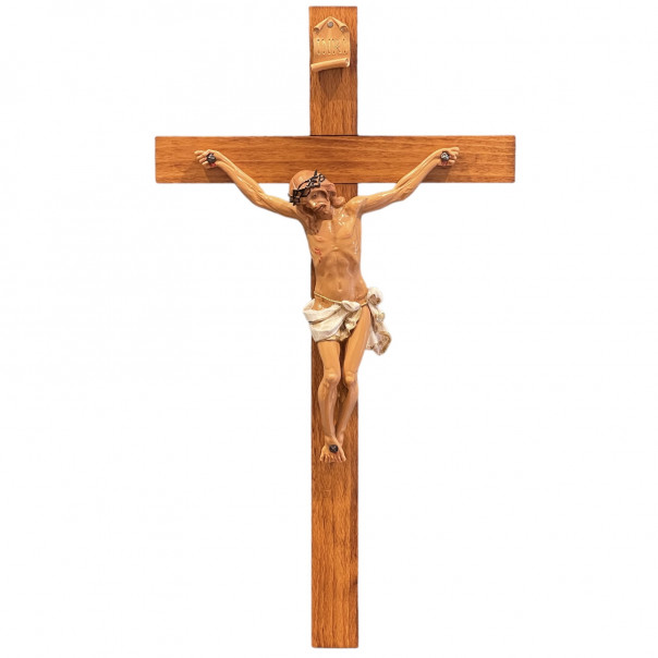 Large size resin crucifix