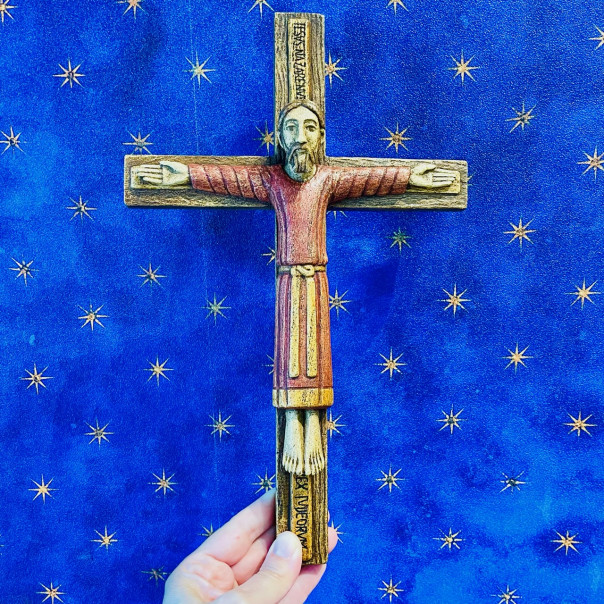 Christ cross in majesty monastery of...