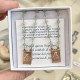 Scapular coined silver and aventurine plaques