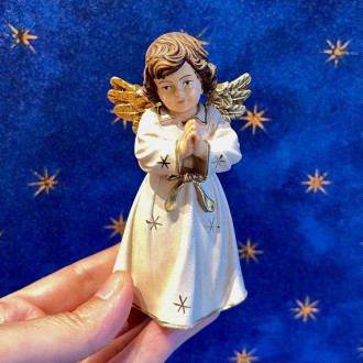 Colorful bedside angel with 11 clasped hands 2
