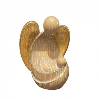 Rustic wood Guardian Angel