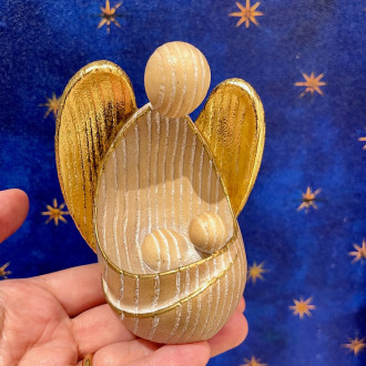 Rustic wood Guardian Angel 2