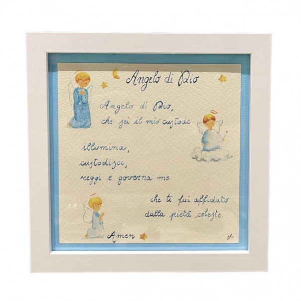 Angelo di Dio stampa acquarello
