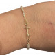 Miraculous Medal and Cross tennis bracelet
