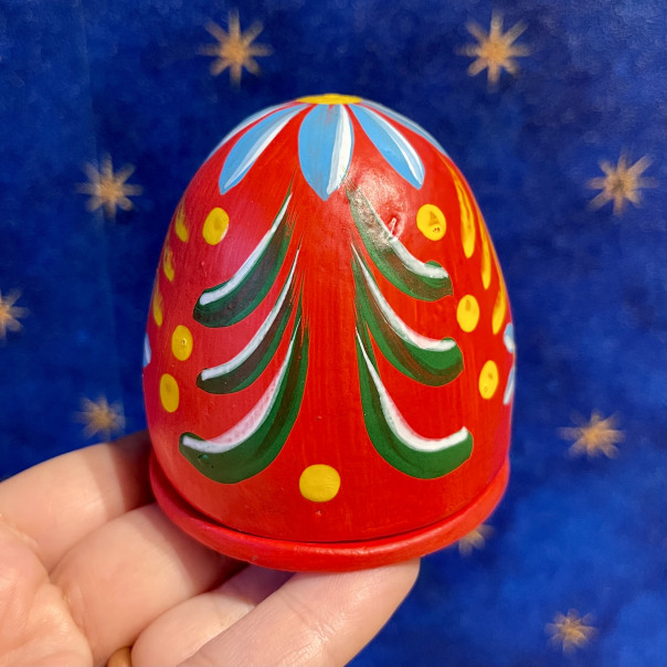 Peruvian egg nativity scene
