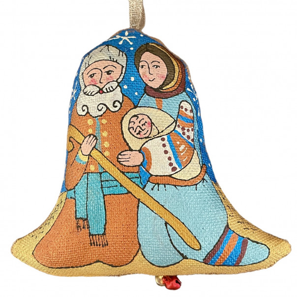 Dnipro Nativity bell, handcrafted Christmas decoration