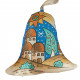 Dnipro Three Wise Men bell, handcrafted Christmas decoration