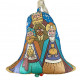 Dnipro Three Wise Men bell, handcrafted Christmas decoration