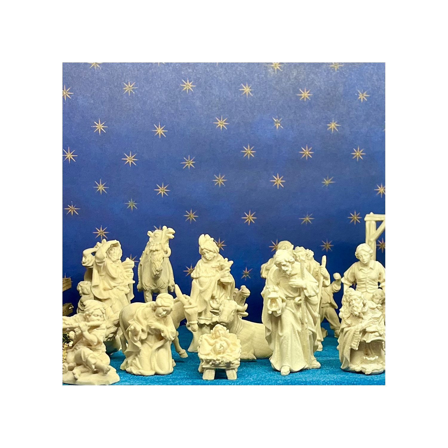 Fondale Per Presepe Dittico In Legno 200x60 Cm – Paesaggio Arabo, Sfondo In Due Parti 100x68 Cm