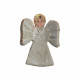 Stoneware angels to hang