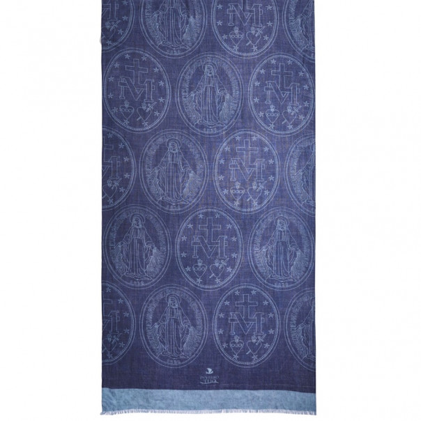 Miraculous Medal cashmere scarf