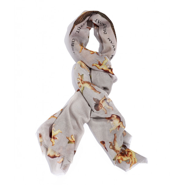 Sciarpa in cashmere Christus vincit