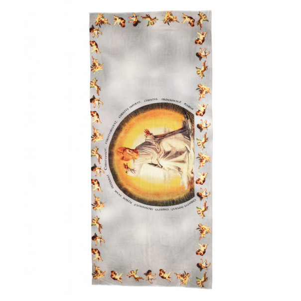 Sciarpa in cashmere Christus vincit
