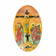 Crucifixion hand illuminated icon