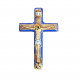 Small crucifix enamel icon