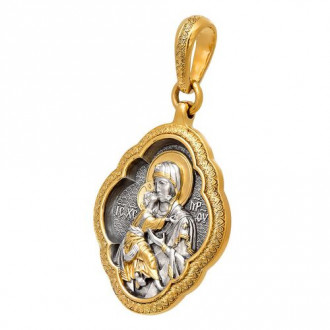 Our Lady of Vladimir icon pendant