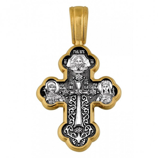 Cross trefoil pendant icon