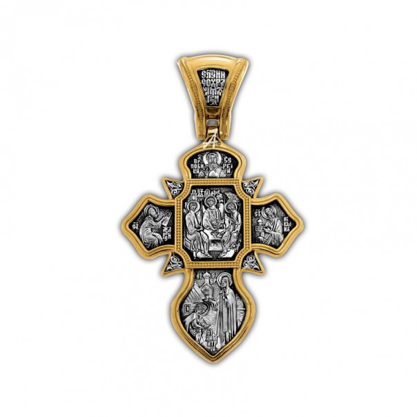 Croce icona Cristo e Trinità