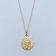 Gold Holy Face Medal