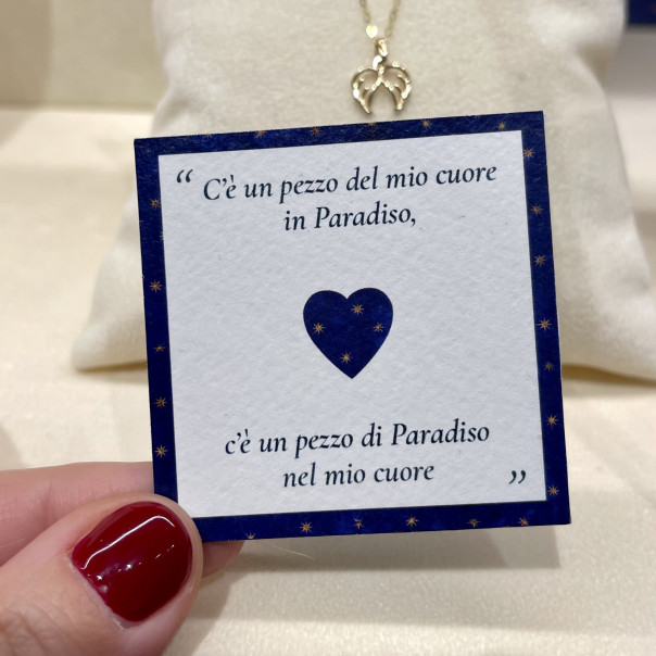 Wings earrings - There is a piece of my heart