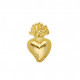 Sacred heart pendant in 18k gold