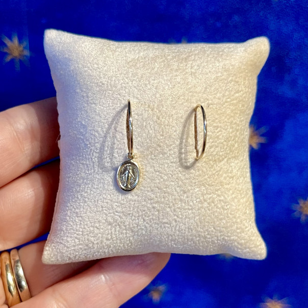 Miraculous Madonna earrings