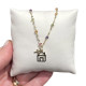 Casa Vivente necklace tourmalines 18 kt gold