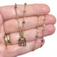 Casa Vivente necklace tourmalines 18 kt gold