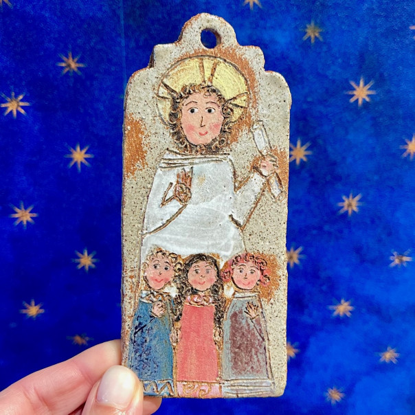 Panel Jesus among the children