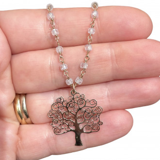 Klimt Tree of Life Necklace